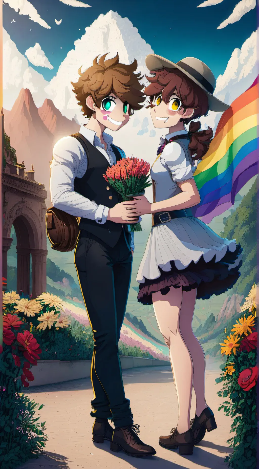 ai character: bestie background