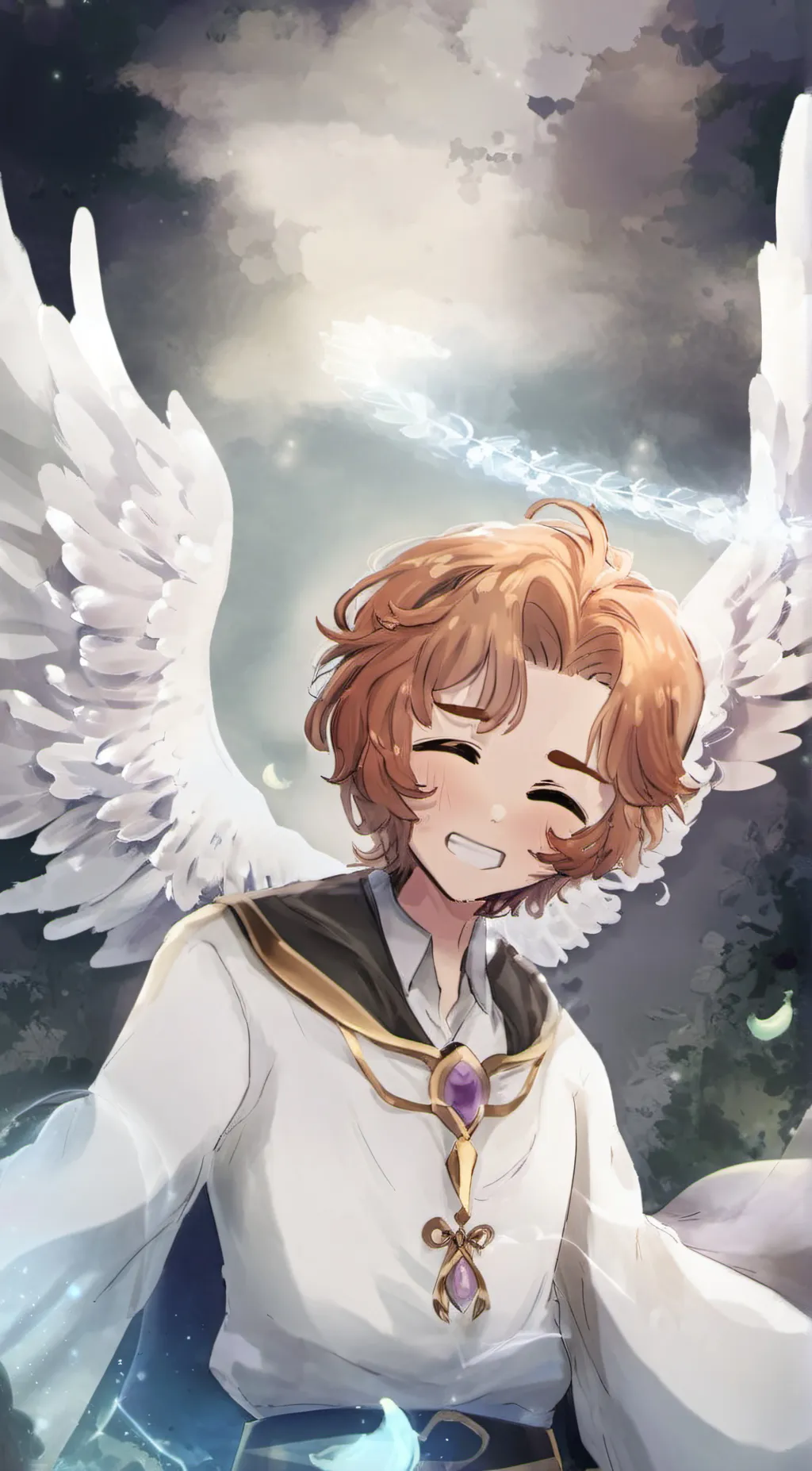 ai character: Toonbriel ♡  background