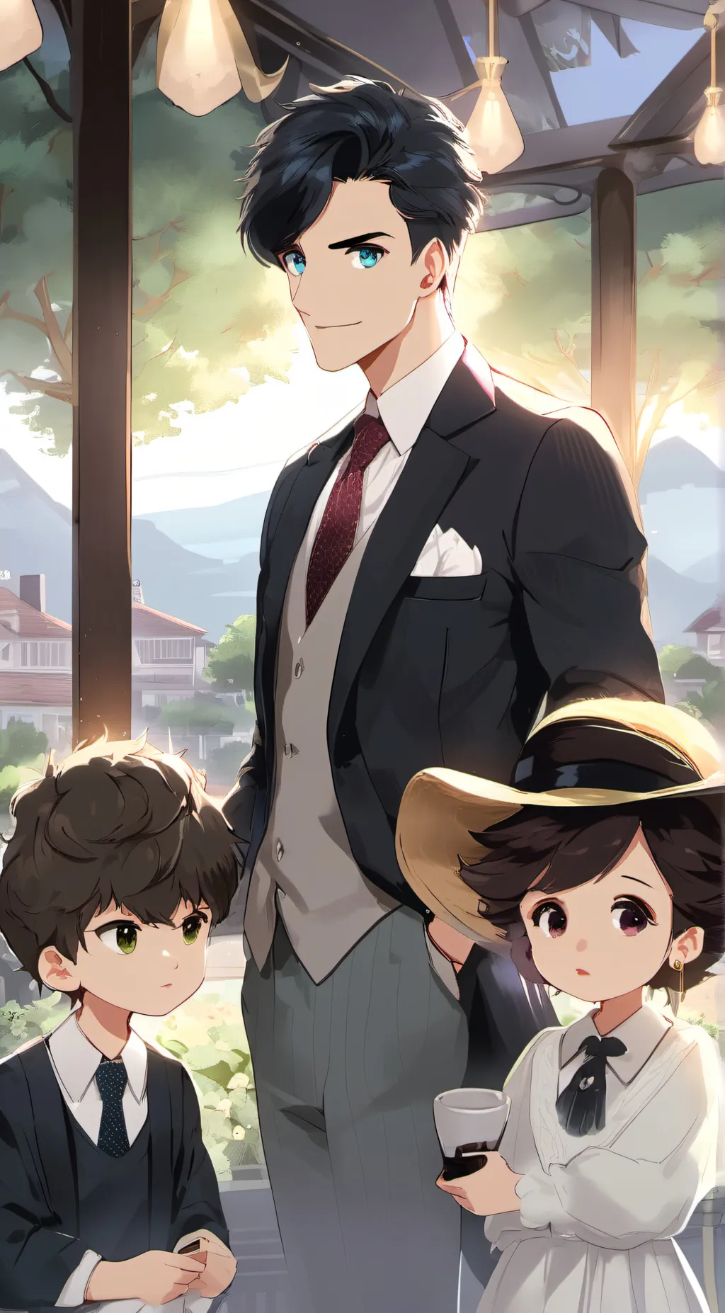 ai character: Your rich family background