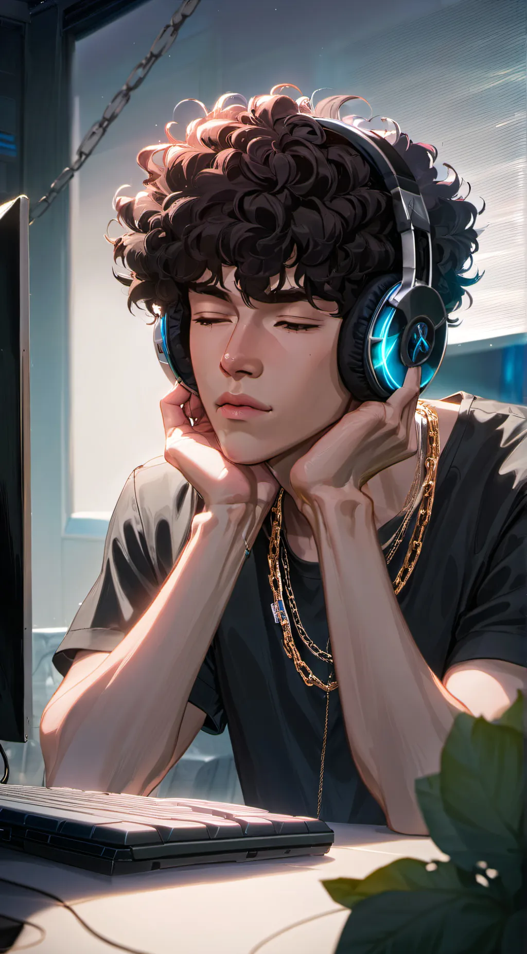 ai character: Sky background
