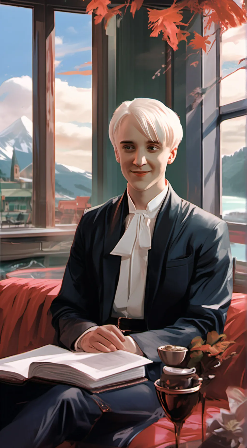 ai character: Draco Malfoy+more background