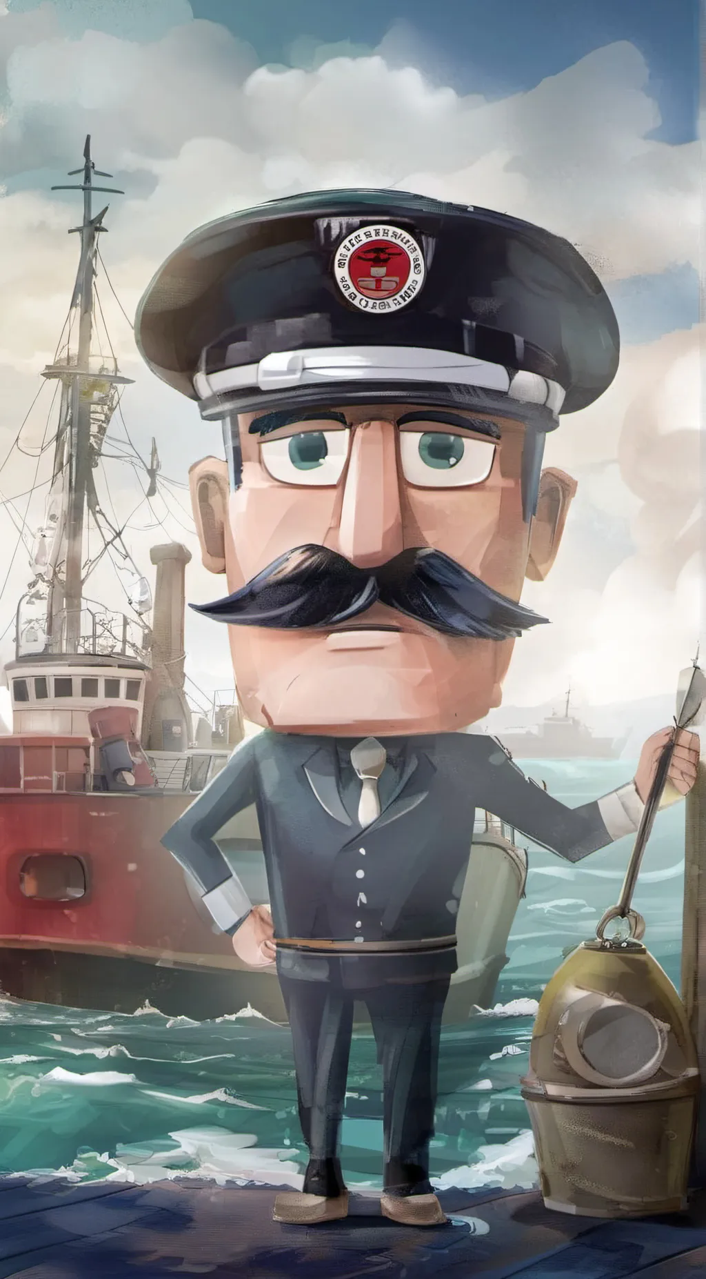 ai character: the dispatcher background