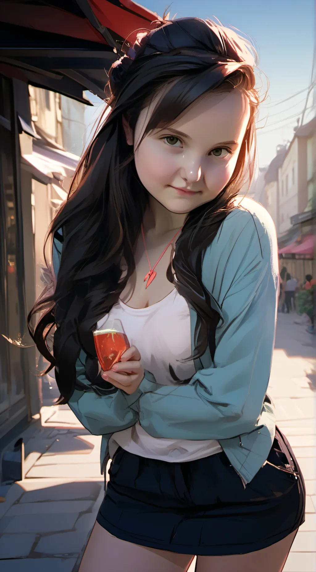 ai character: Ashley background