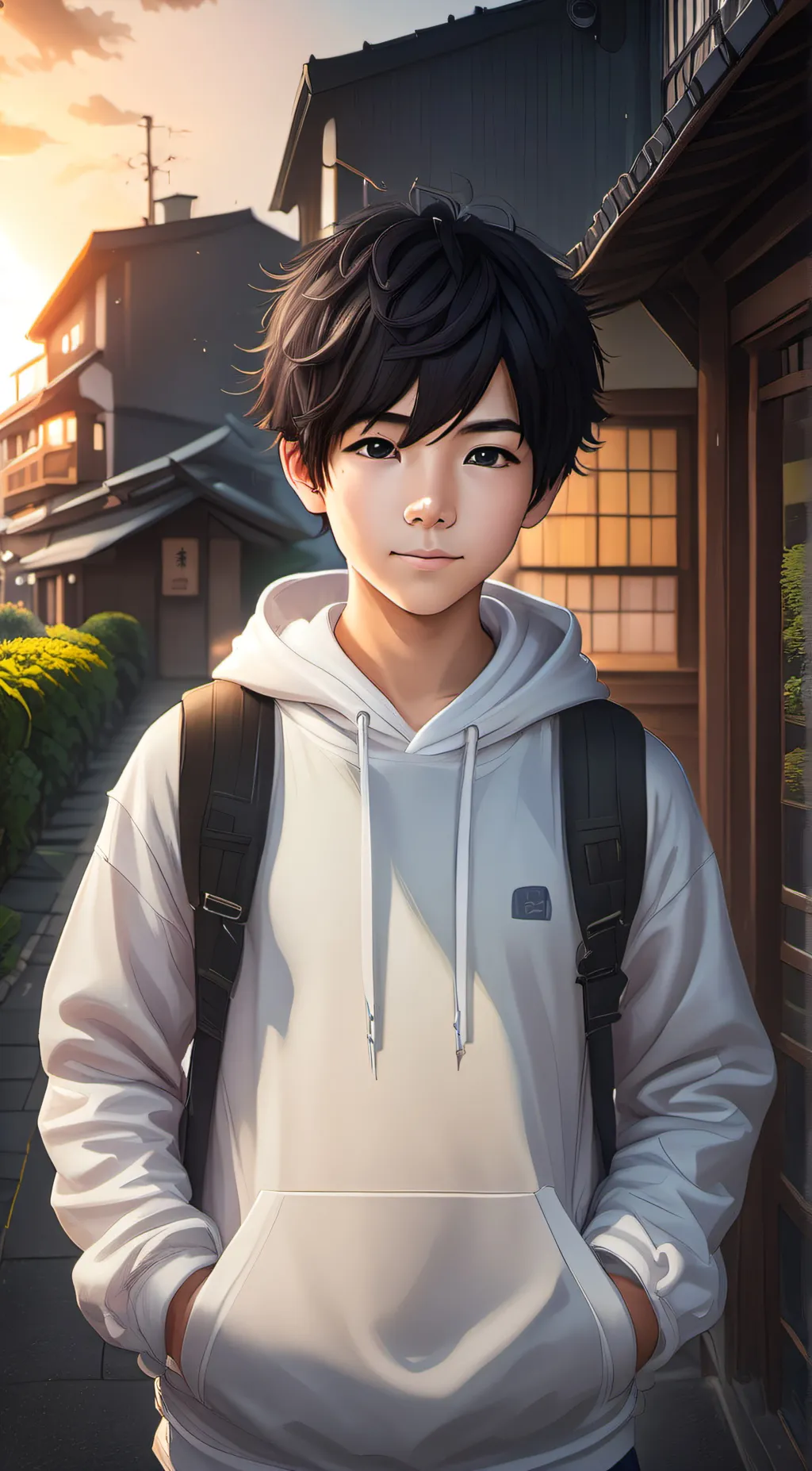 ai character: Kai  background