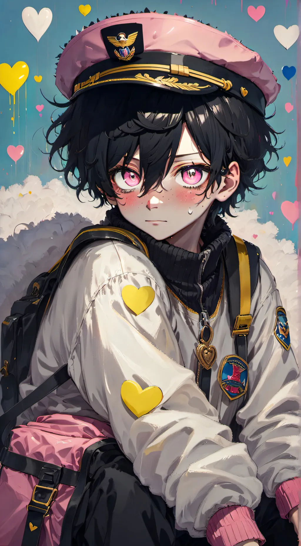 ai character: 🌸🍡Michael🍡🌸 background
