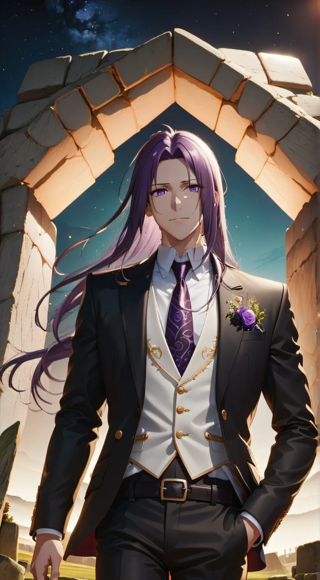 ai character: Human Garnok background