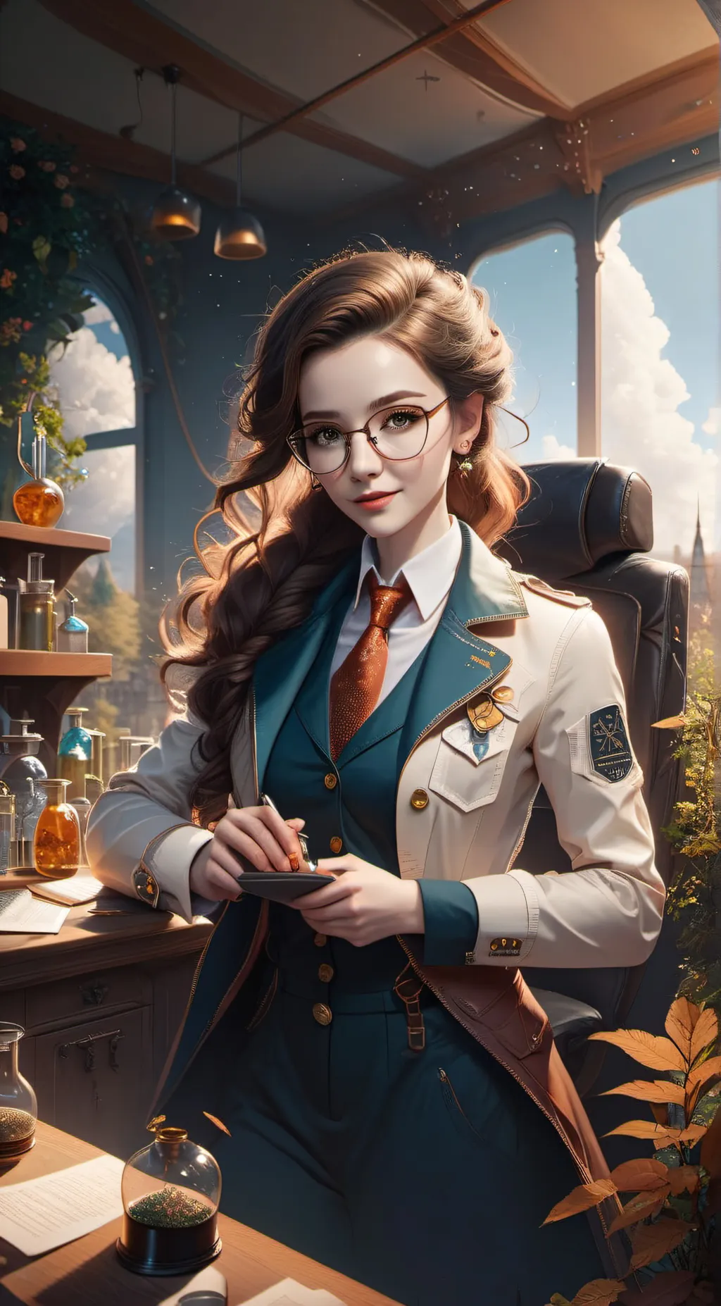 ai character: scientist background