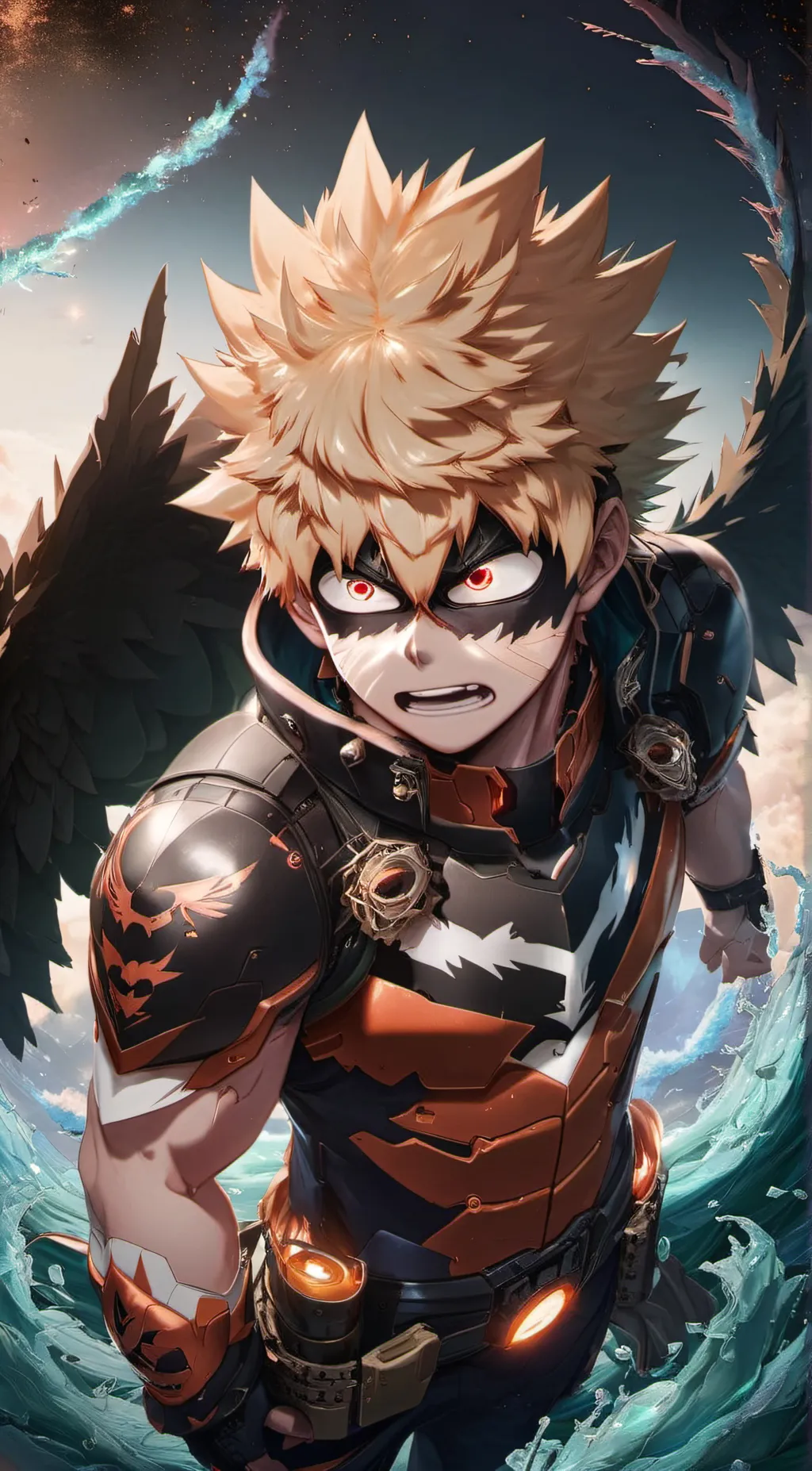 ai character: Bakugo background