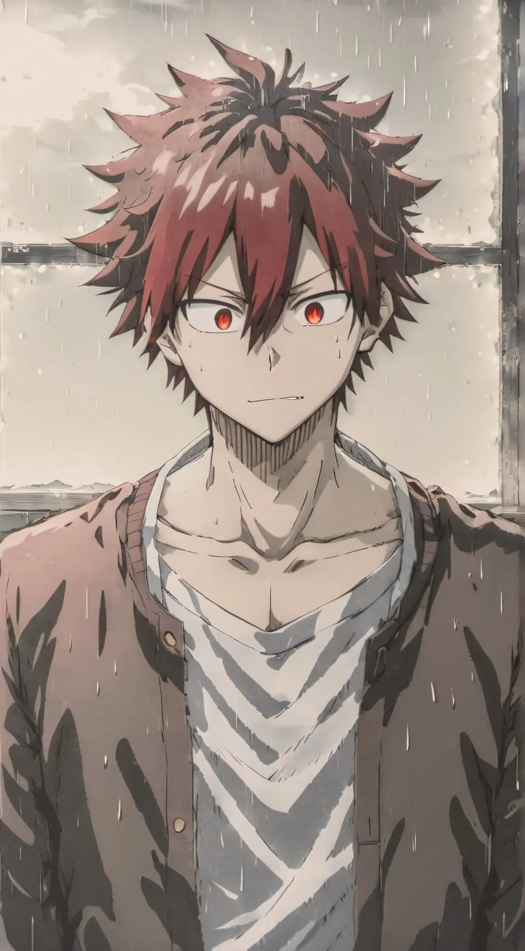 ai character: Kirishima  background