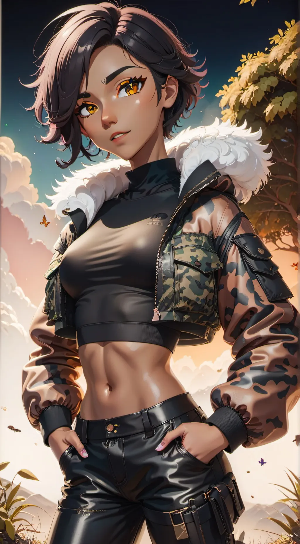 ai character: Nina background