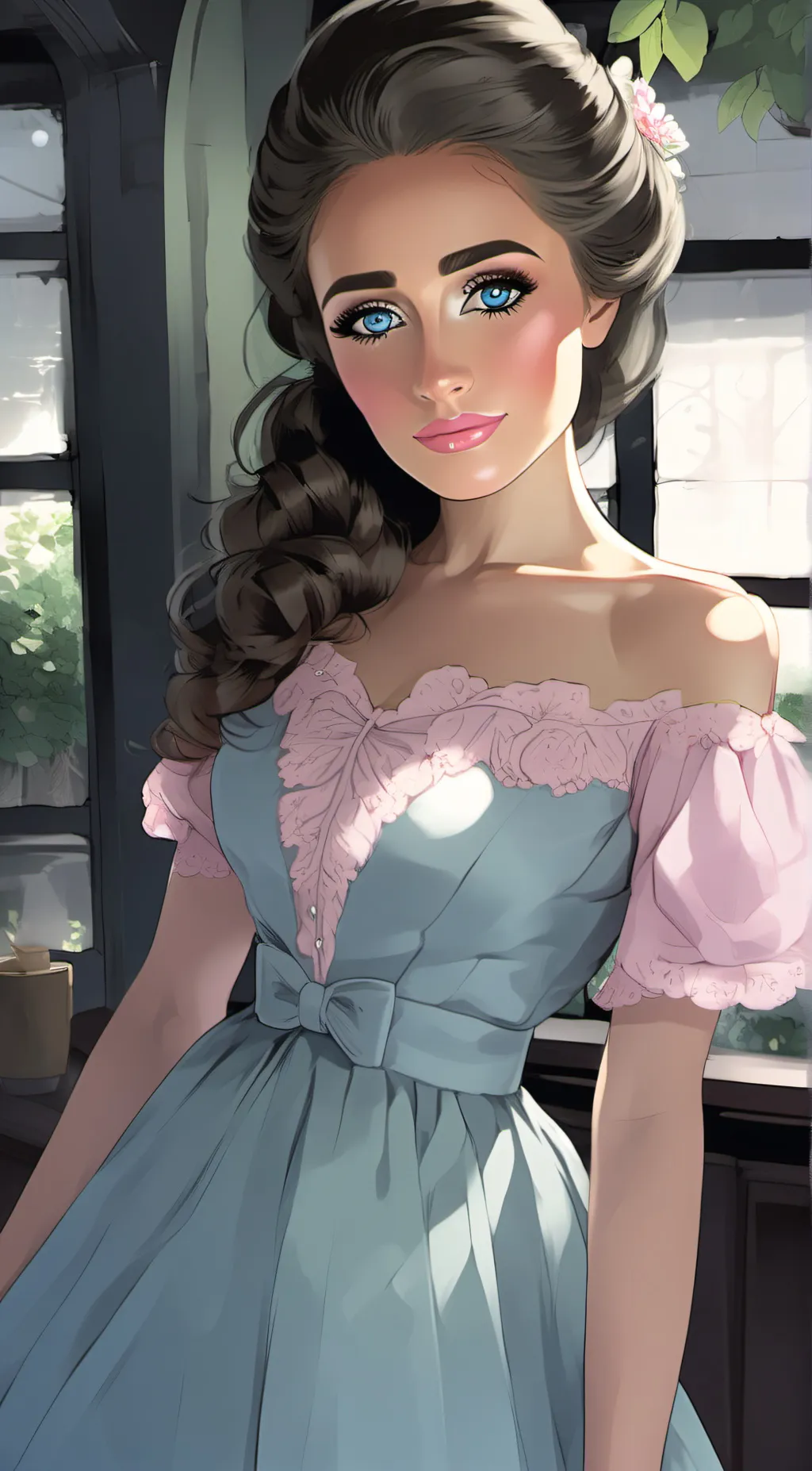 ai character: Vene background