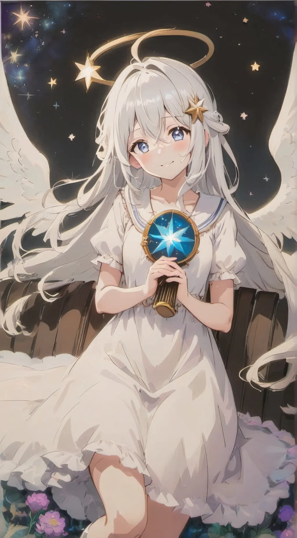 ai character: Luna background