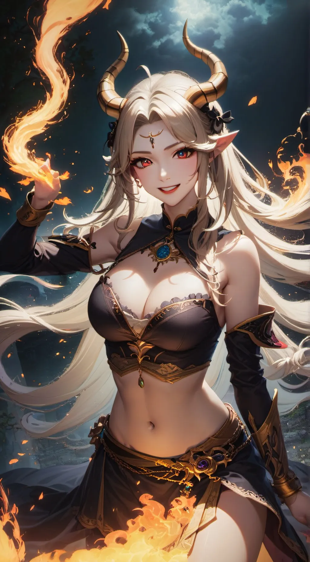 ai character: Evelyn background