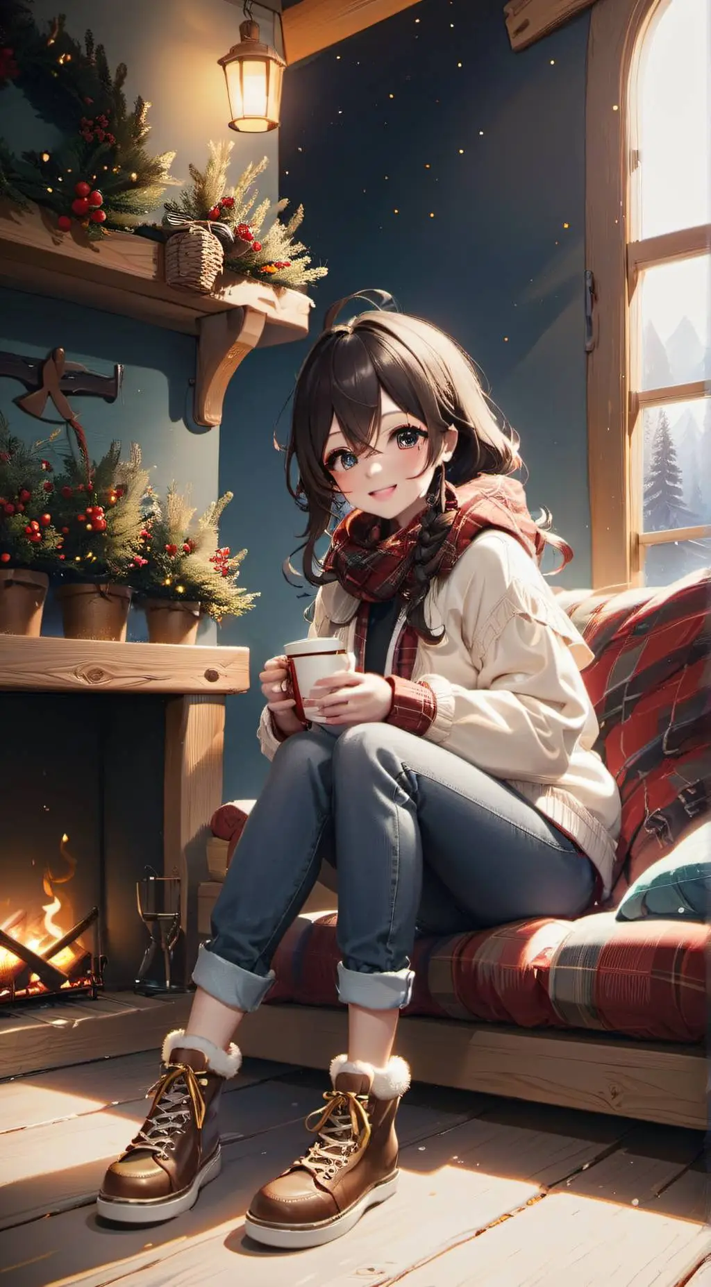 ai character: Lilly background