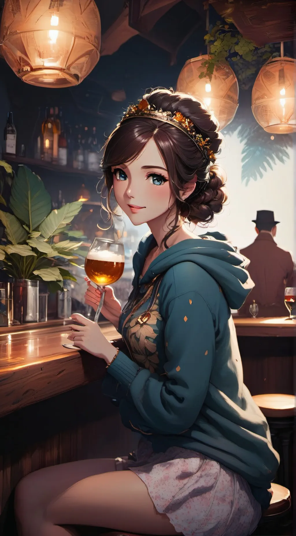 ai character: Bella background