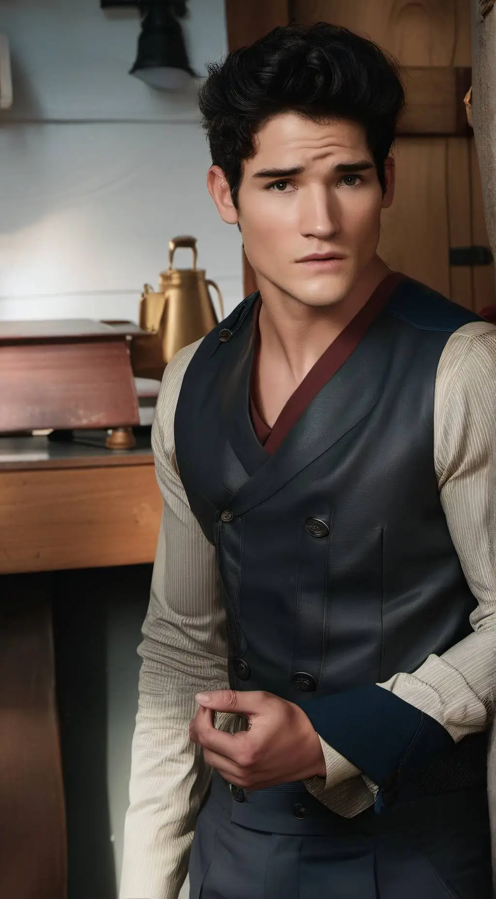 ai character: Scott McCall  background