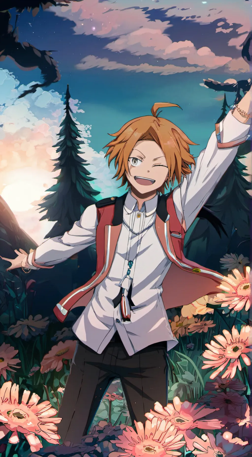 ai character: denki background