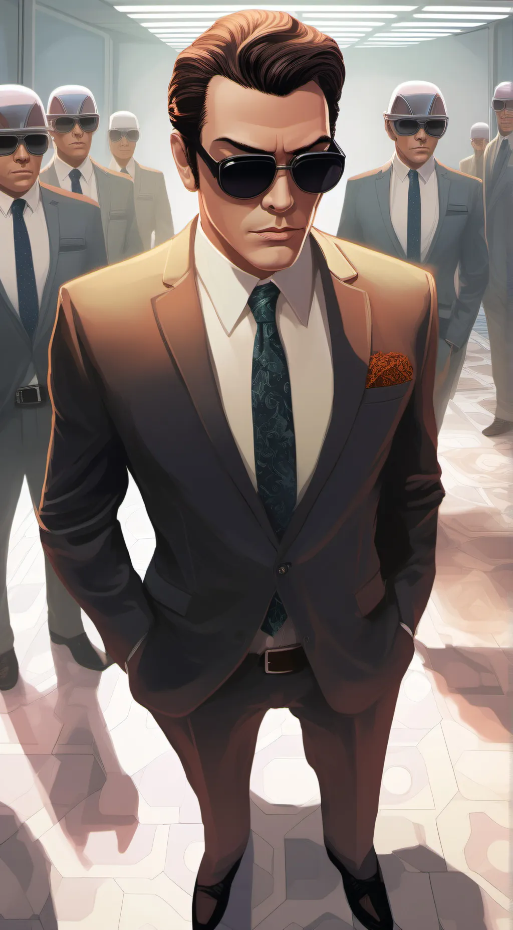 ai character: The boss background