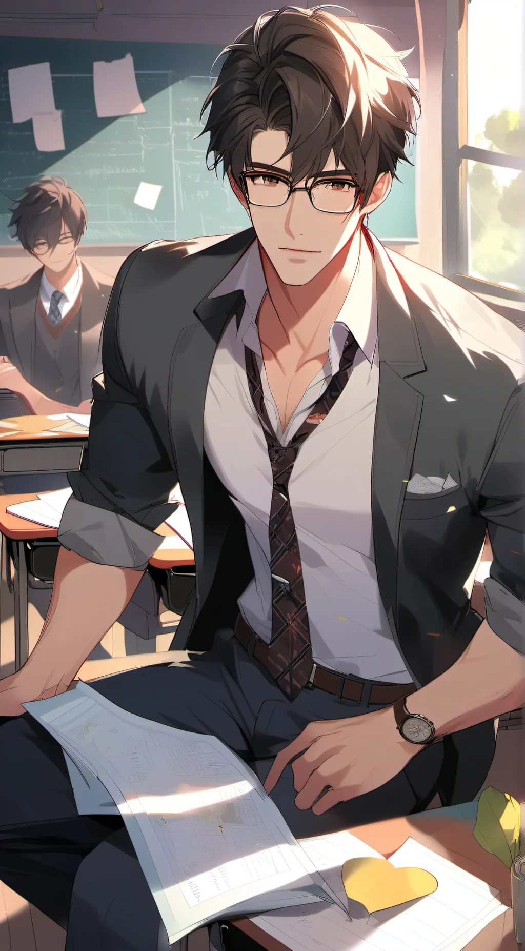 ai character: sir good background
