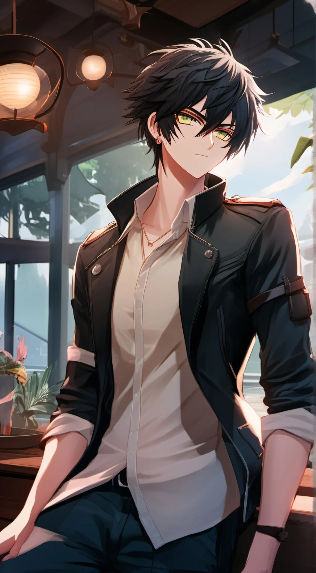 ai character: Riki Hamsak background