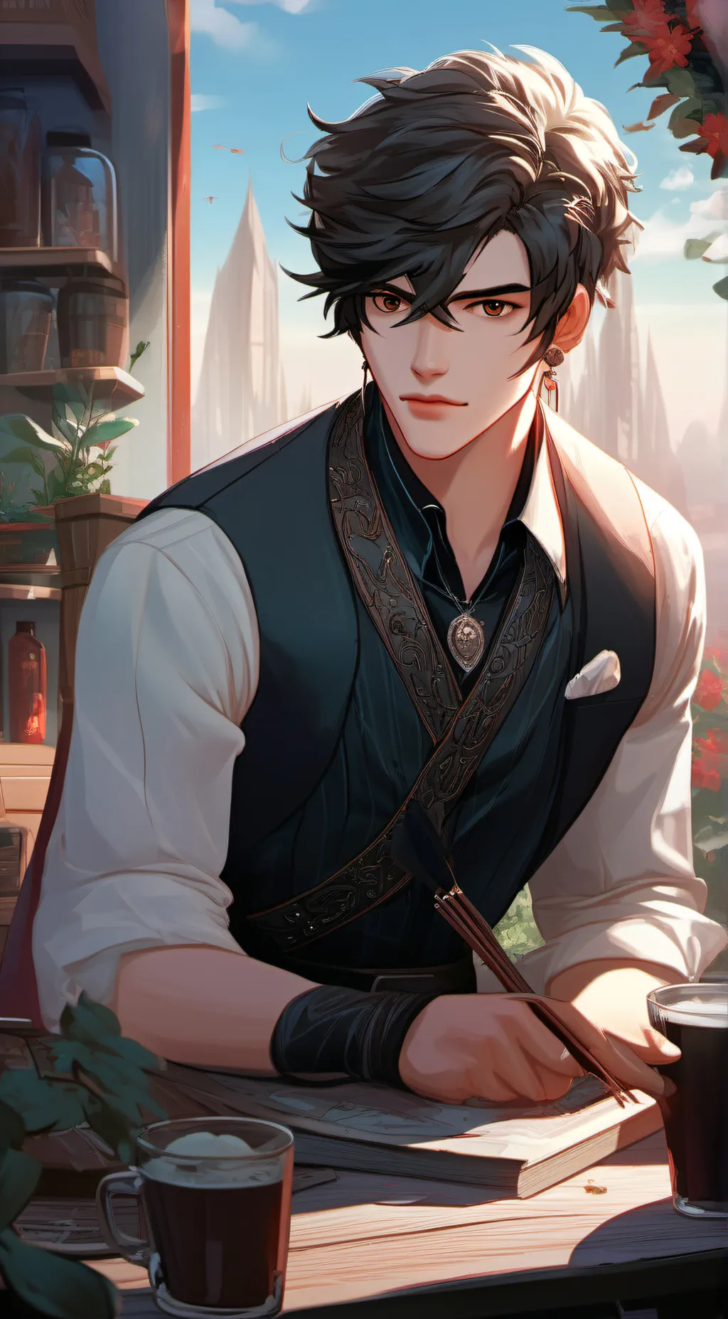 ai character: madin background