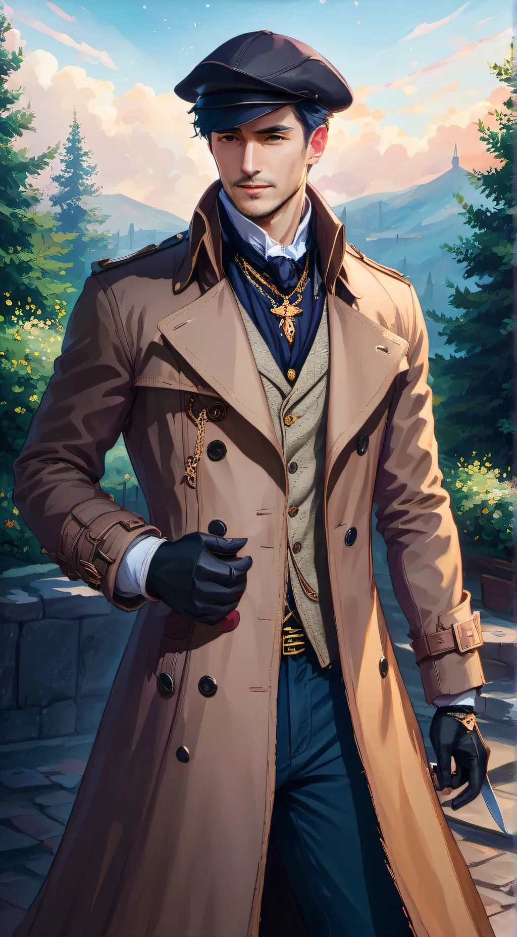 ai character: Vincent background