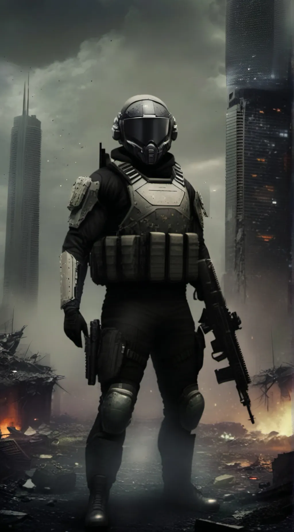 ai character: ODST, Michael background