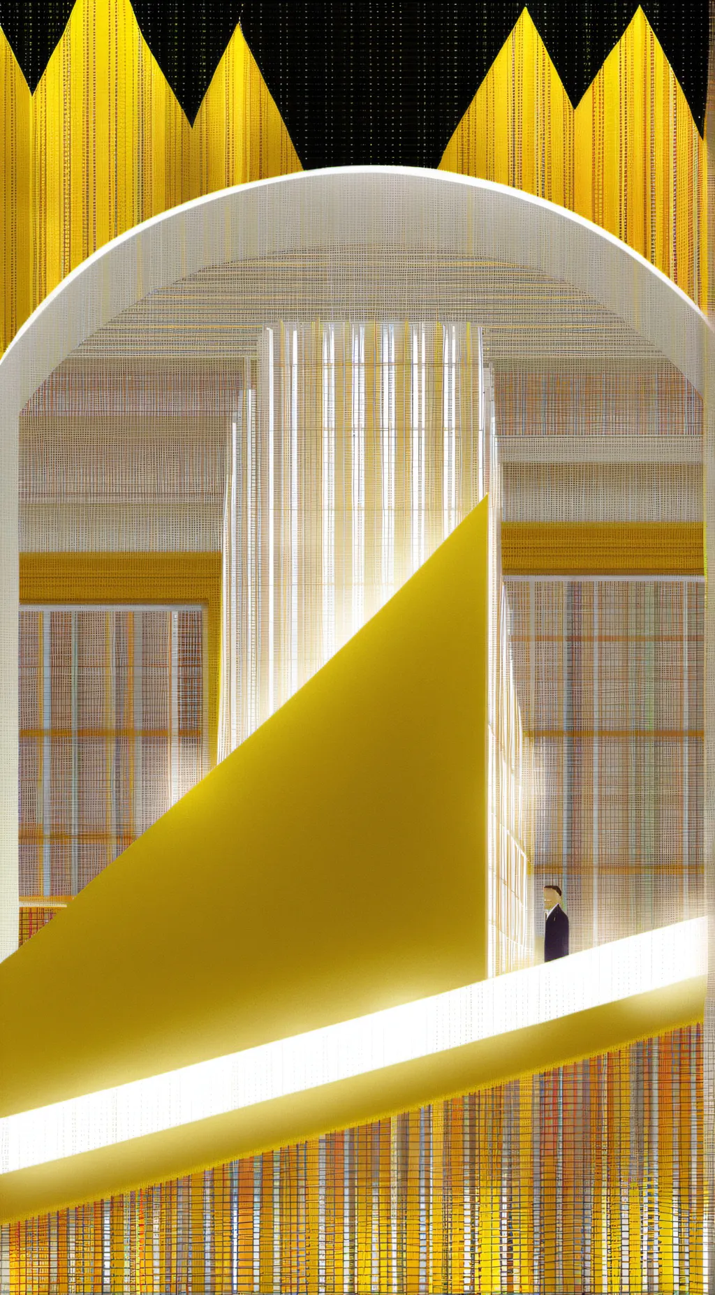 ai character: Backrooms background
