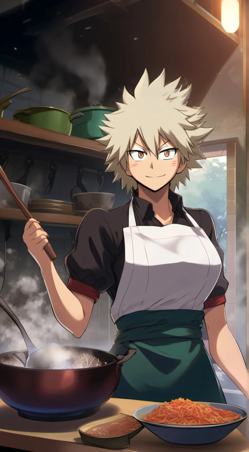 ai character: Mitsuki Bakugou background