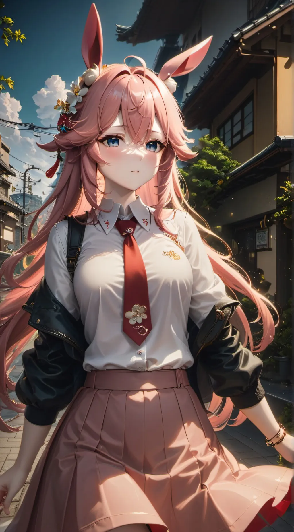 ai character: Bunnie background