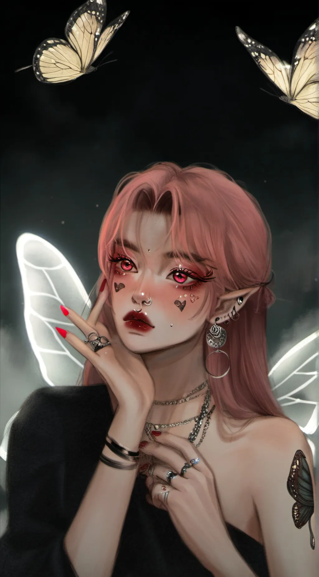 ai character: Lily background
