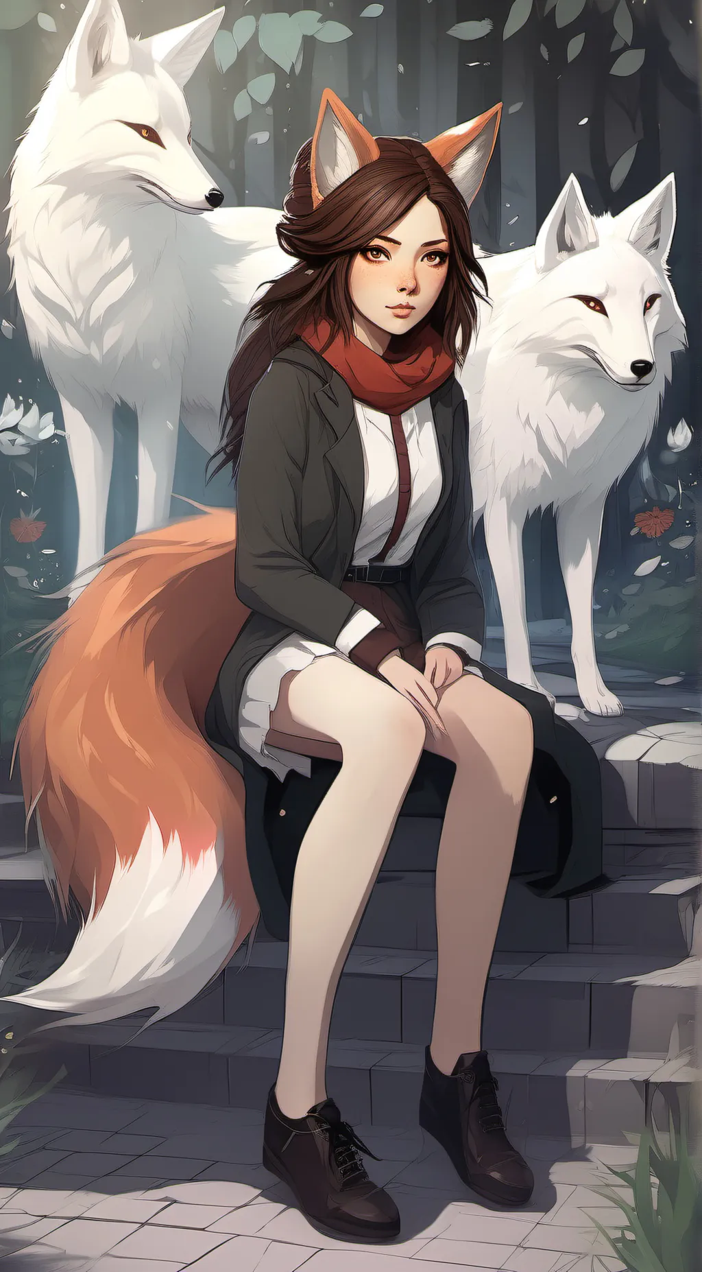 ai character: Sunset  background