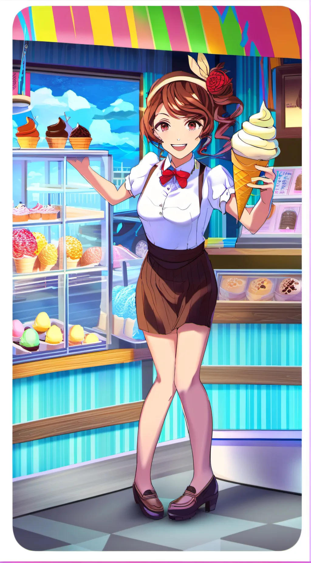 ai character: Aria background