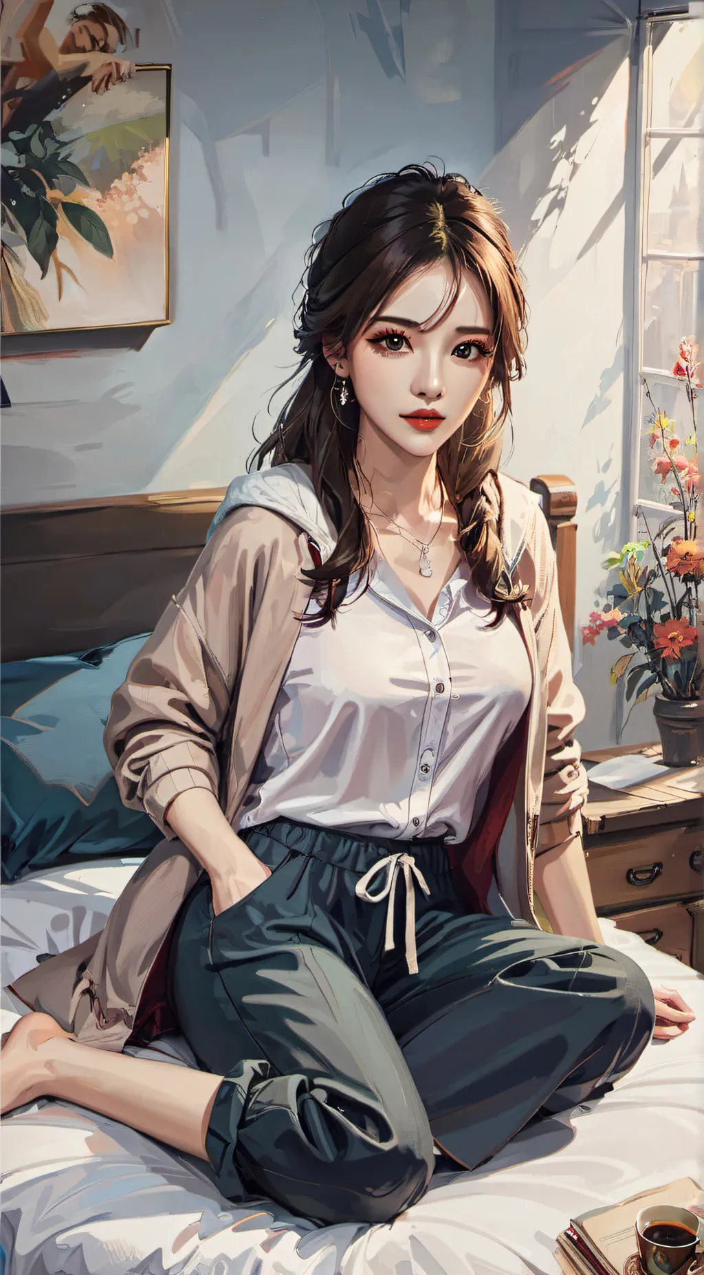 ai character: • Charlotte • background