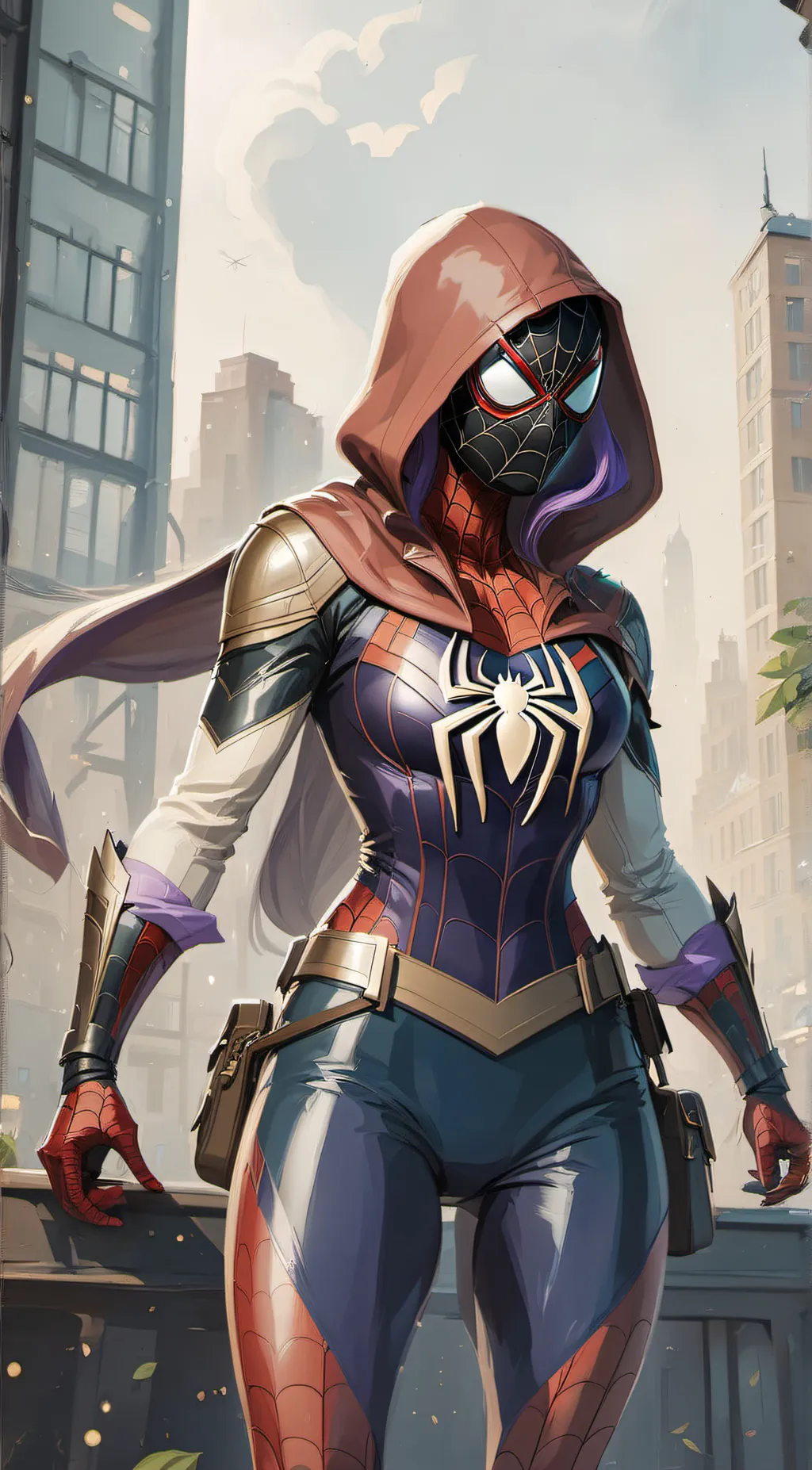 ai character: Iron spider background