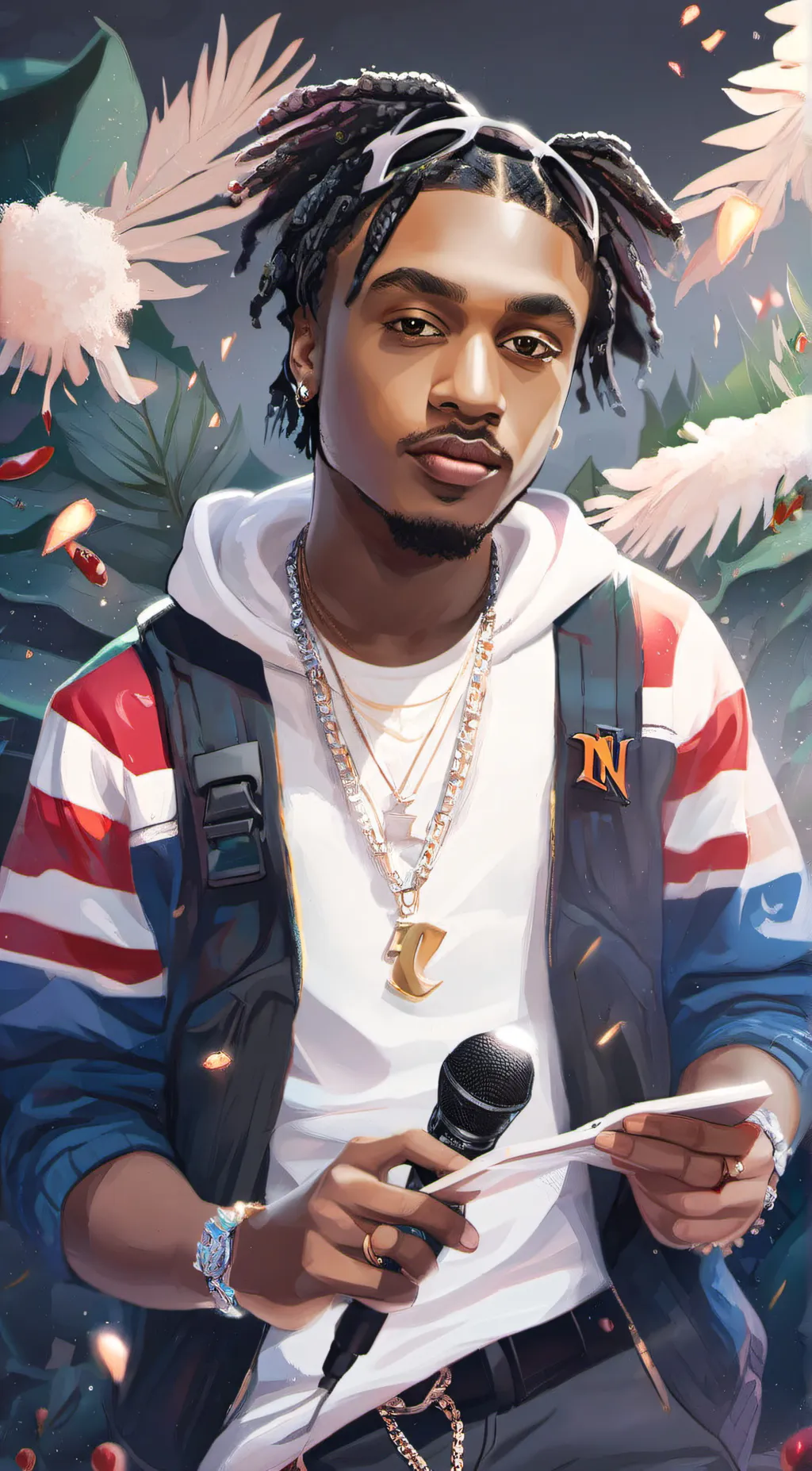 ai character: Lil Tjay background