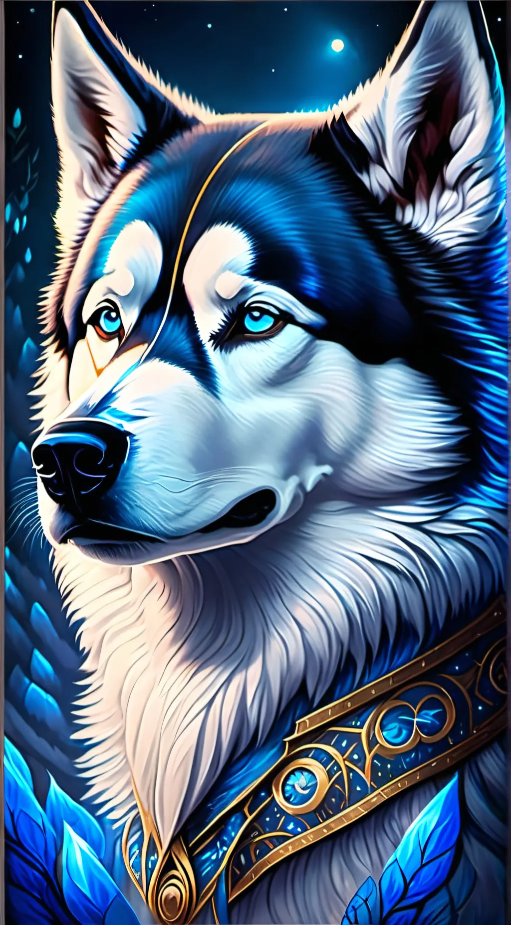 ai character: Luna background