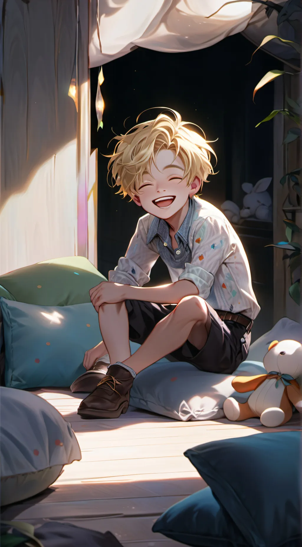 ai character: leo background