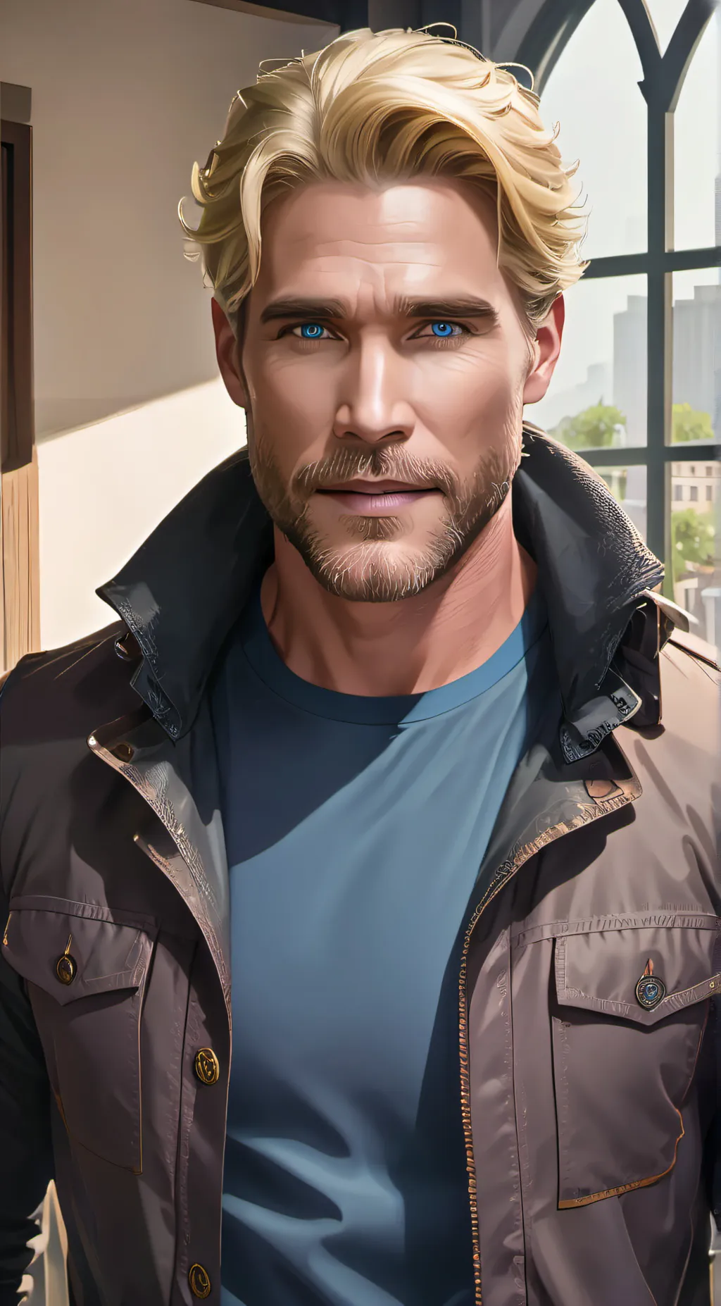 ai character: Malcolm  background