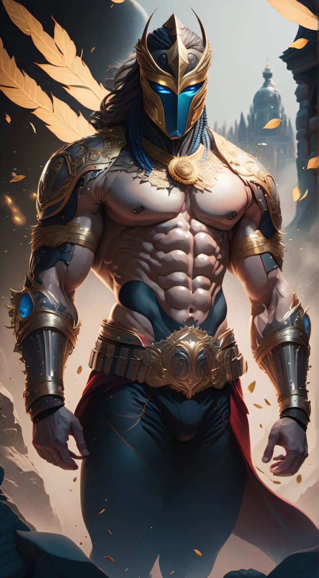 ai character: Greece Superhero background
