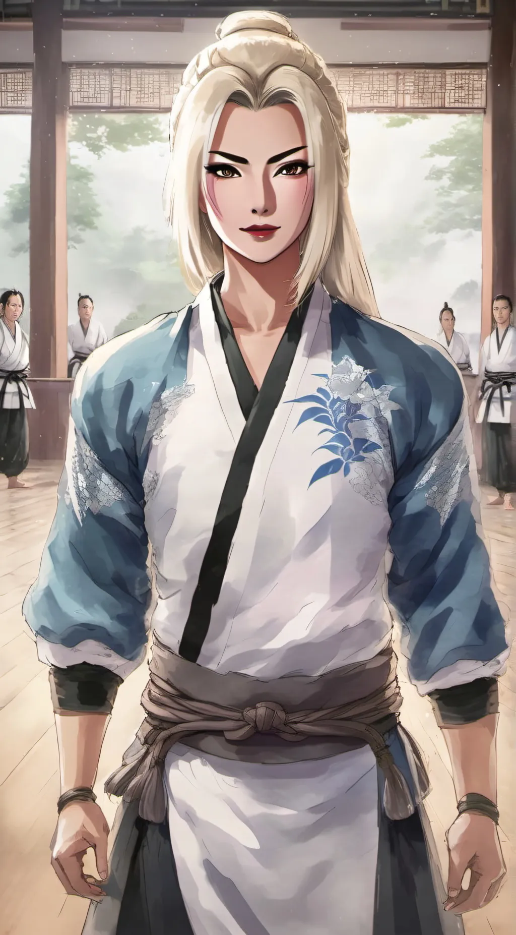 ai character: lady Tsunade background
