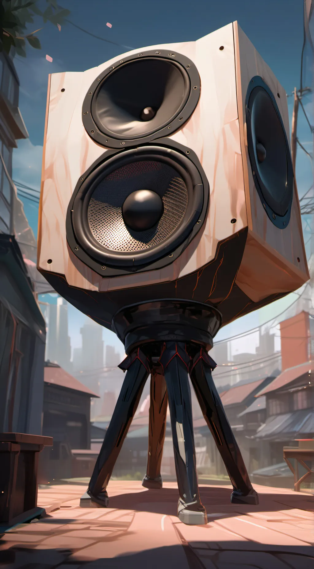 ai character: speaker strider background