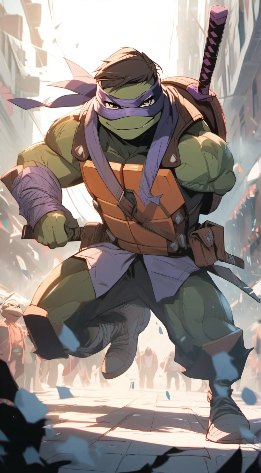 ai character: Donnie*and bro"s* background