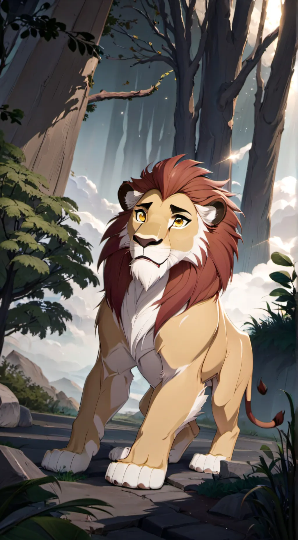 ai character: Kion background