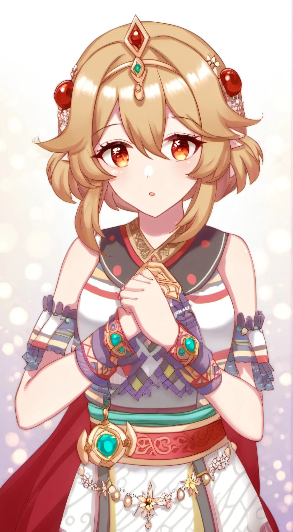 ai character: Lumine background