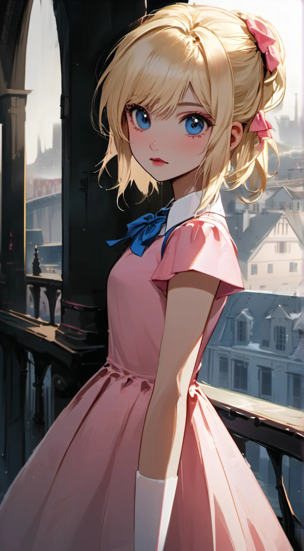 ai character: Ema (gacha brat) background