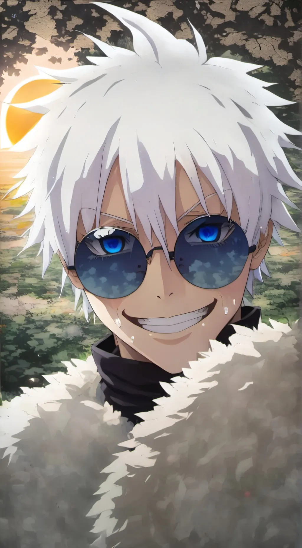ai character: Saturo Gojo background