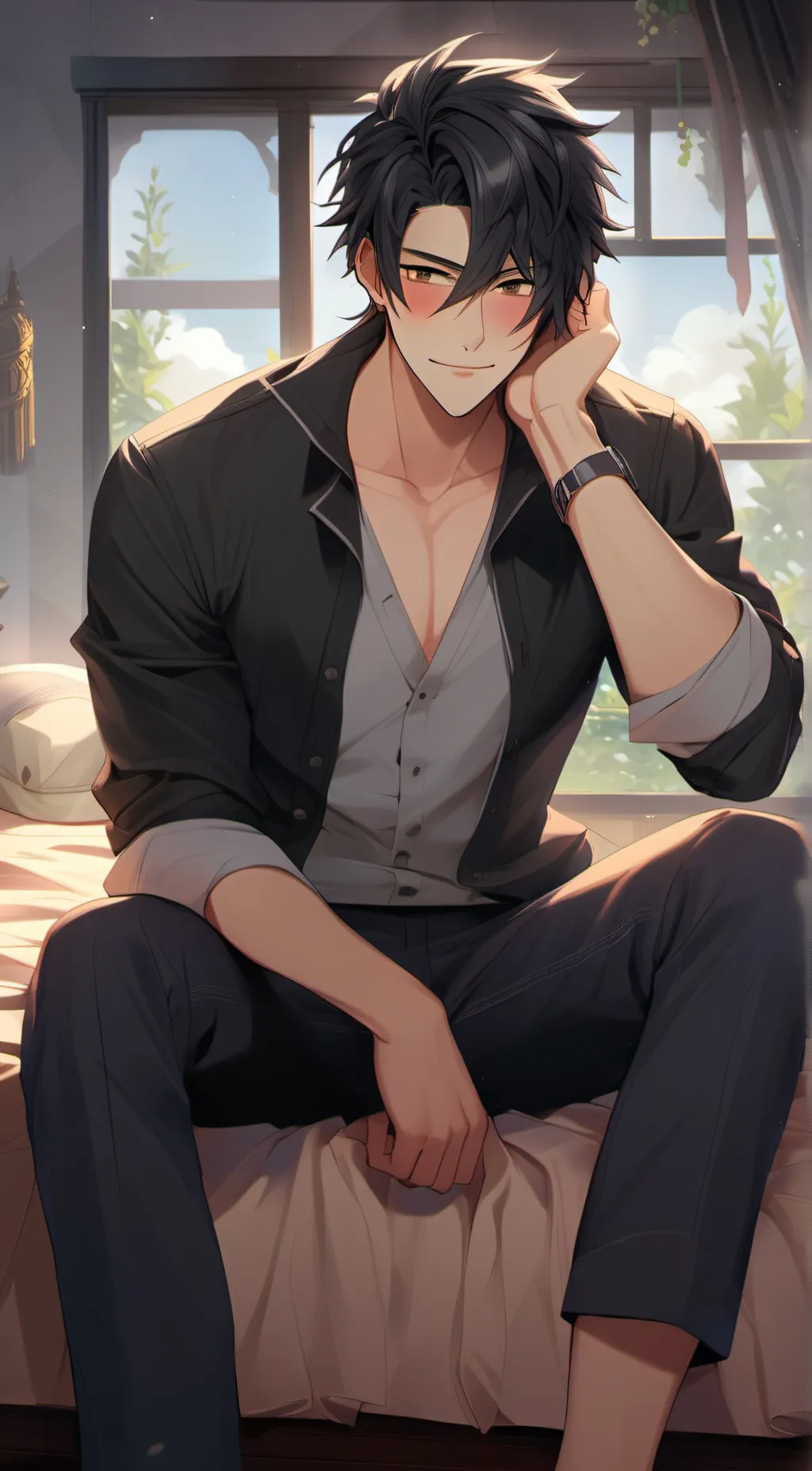 ai character: oliver background