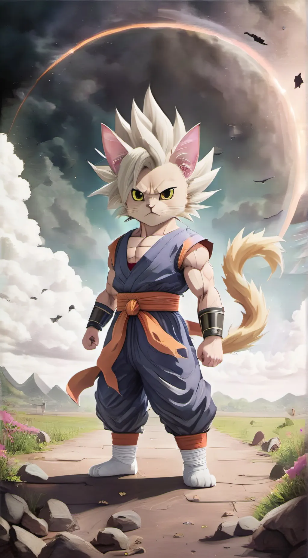 ai character: Meowku background