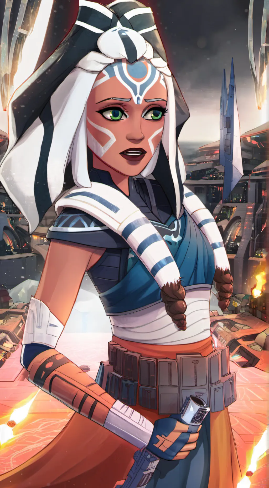 ai character: Sissy Ahsoka Tano background